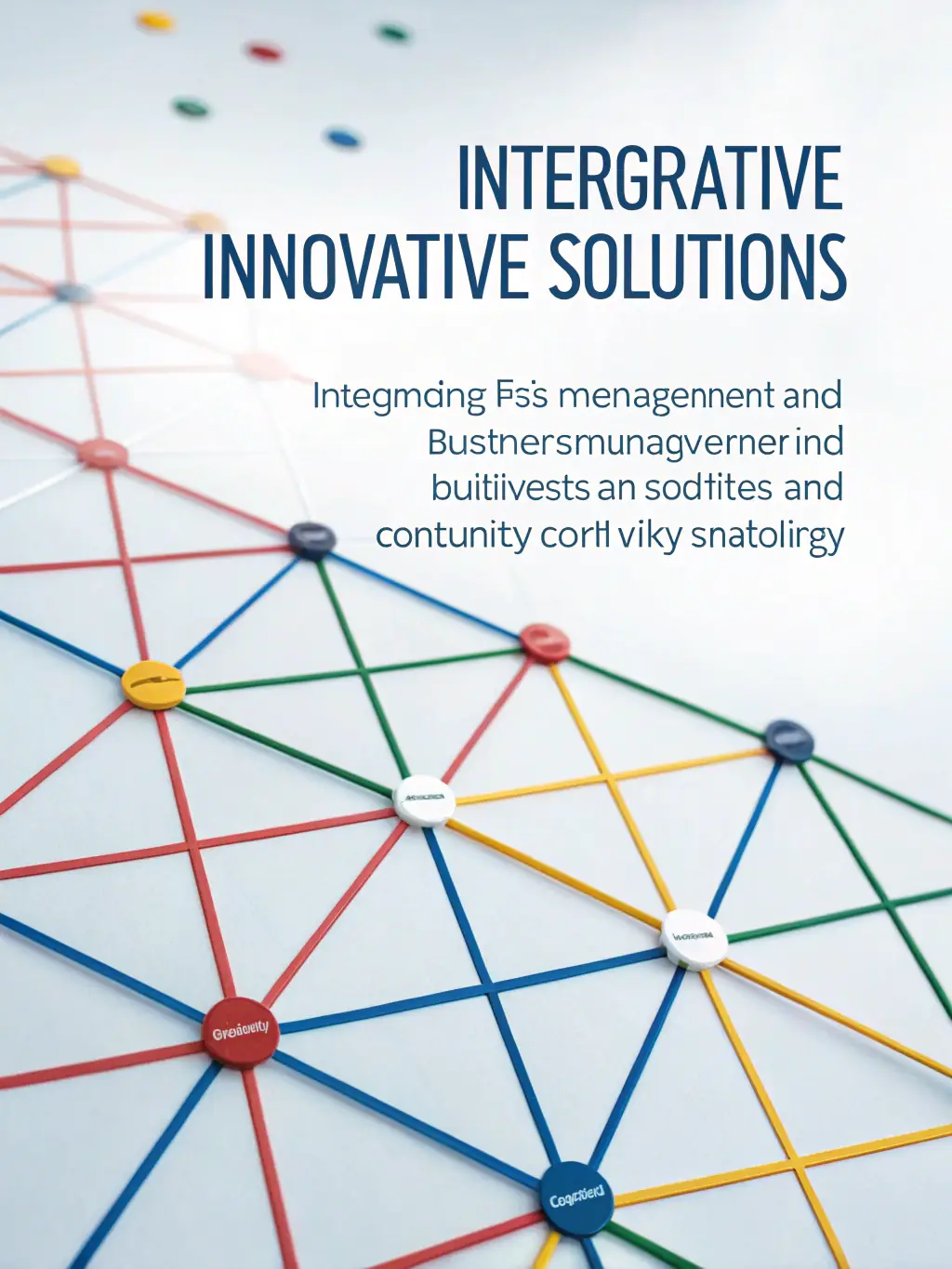 An abstract image representing risk mitigation, with interconnected nodes symbolizing the identification and resolution of potential threats.